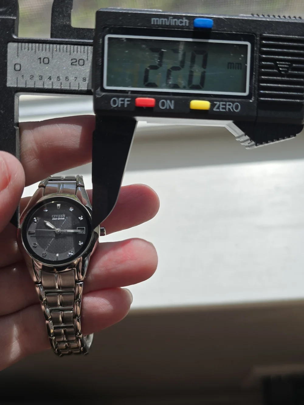 Citizen Eco-Drive Womens Black Dial With Diamond Accents